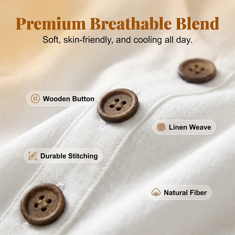 🌿🌿Women's Solid Color U-Neck Sleeveless Cotton Linen Dress - Lightweight, Breezy & Ridiculously Comfy 💛